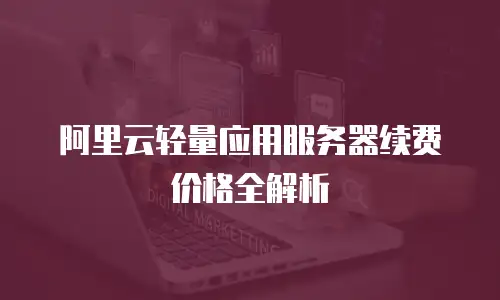 阿里云轻量应用服务器续费价格全解析