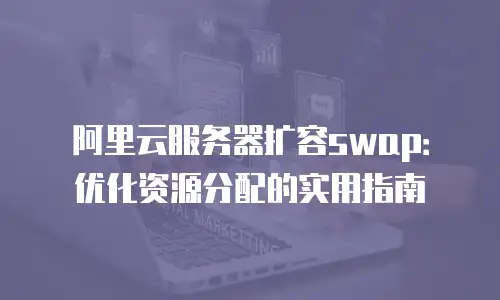 阿里云服务器扩容swap：优化资源分配的实用指南