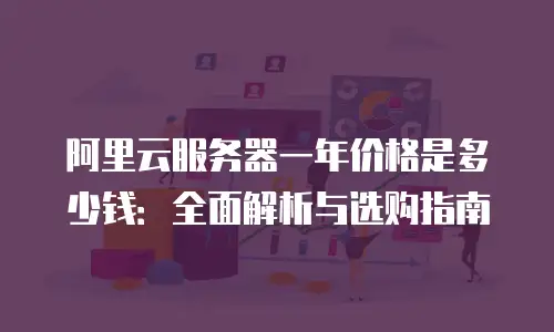 阿里云服务器一年价格是多少钱：全面解析与选购指南