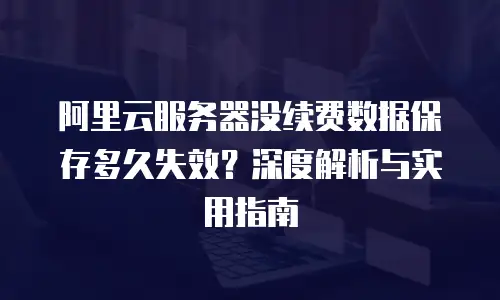 阿里云服务器没续费数据保存多久失效？深度解析与实用指南