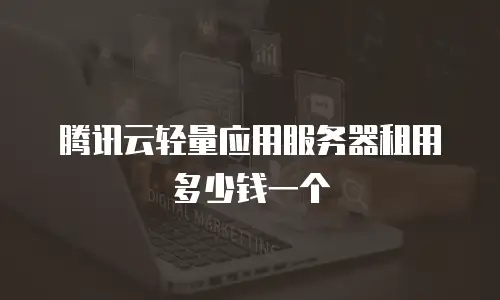 腾讯云轻量应用服务器租用多少钱一个