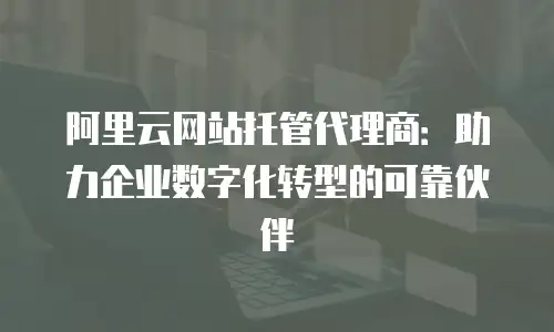 阿里云网站托管代理商：助力企业数字化转型的可靠伙伴