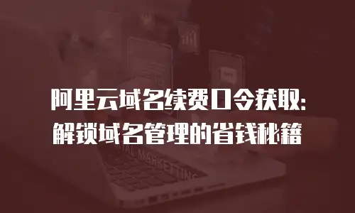 阿里云域名续费口令获取：解锁域名管理的省钱秘籍