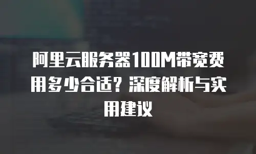 阿里云服务器100M带宽费用多少合适？深度解析与实用建议