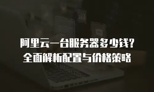 阿里云一台服务器多少钱？全面解析配置与价格策略