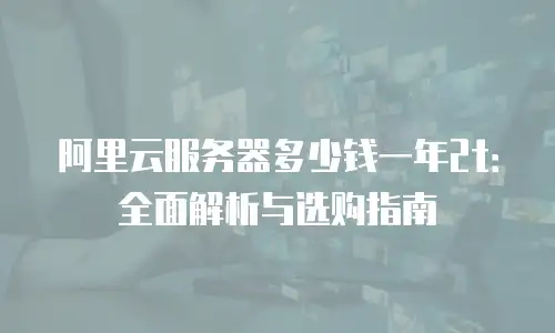 阿里云服务器多少钱一年2t：全面解析与选购指南