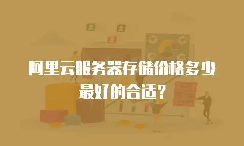 阿里云服务器存储价格多少最好的合适？
