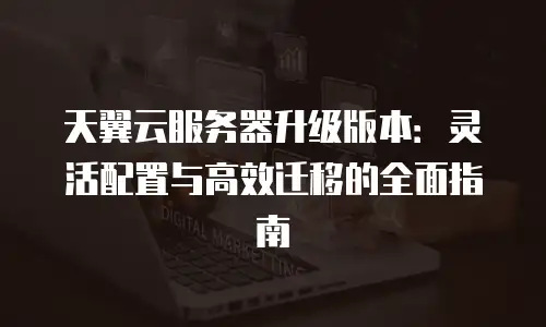 天翼云服务器升级版本：灵活配置与高效迁移的全面指南