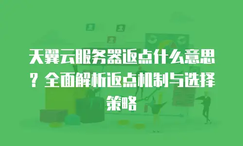 天翼云服务器返点什么意思？全面解析返点机制与选择策略