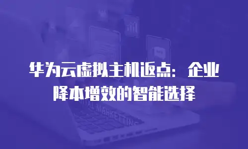 华为云虚拟主机返点：企业降本增效的智能选择