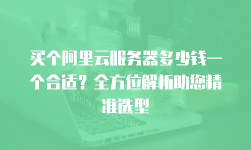 买个阿里云服务器多少钱一个合适？全方位解析助您精准选型