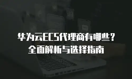 华为云ECS代理商有哪些？全面解析与选择指南