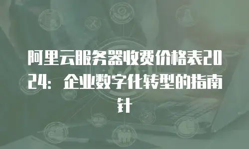 阿里云服务器收费价格表2024：企业数字化转型的指南针