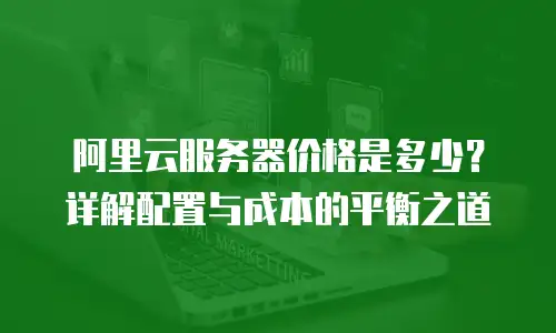 阿里云服务器价格是多少？详解配置与成本的平衡之道