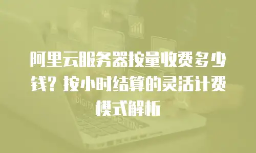 阿里云服务器按量收费多少钱？按小时结算的灵活计费模式解析