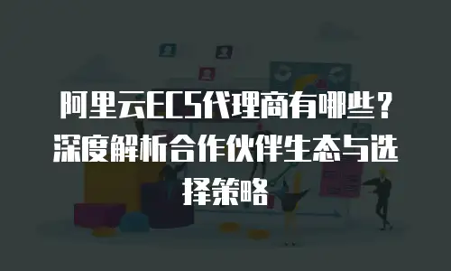阿里云ECS代理商有哪些？深度解析合作伙伴生态与选择策略