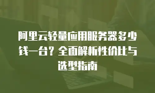 阿里云轻量应用服务器多少钱一台？全面解析性价比与选型指南