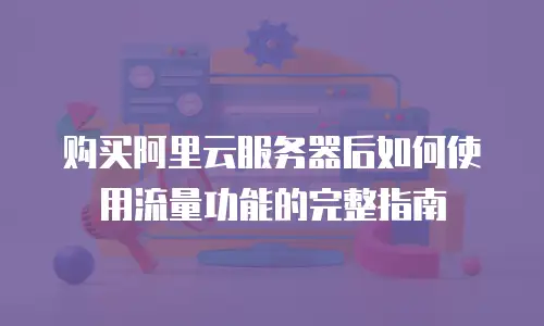 购买阿里云服务器后如何使用流量功能的完整指南