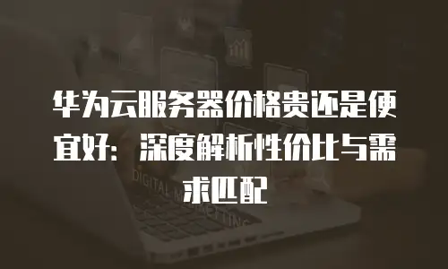 华为云服务器价格贵还是便宜好：深度解析性价比与需求匹配