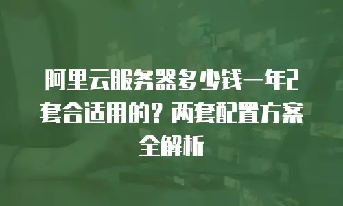 阿里云服务器多少钱一年2套合适用的？两套配置方案全解析