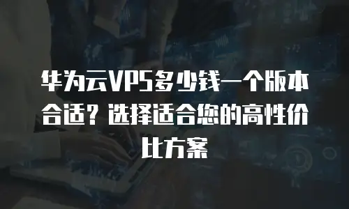 华为云VPS多少钱一个版本合适？选择适合您的高性价比方案