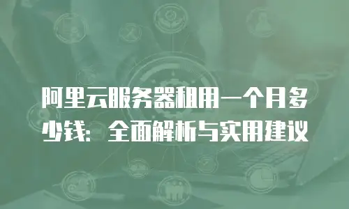 阿里云服务器租用一个月多少钱：全面解析与实用建议