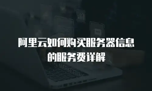 阿里云如何购买服务器信息的服务费详解