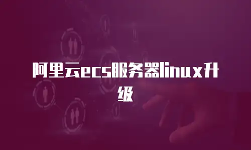 阿里云ecs服务器linux升级