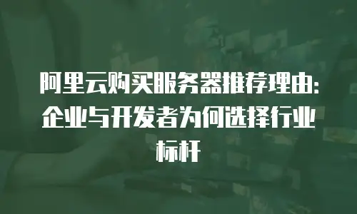 阿里云购买服务器推荐理由：企业与开发者为何选择行业标杆
