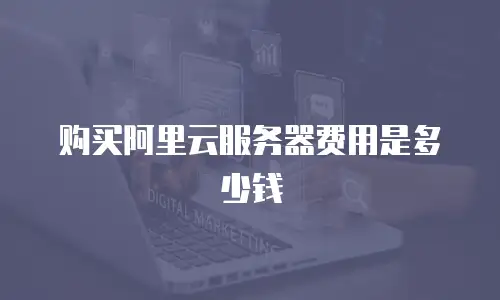 购买阿里云服务器费用是多少钱