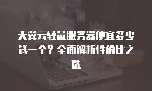 天翼云轻量服务器便宜多少钱一个？全面解析性价比之选