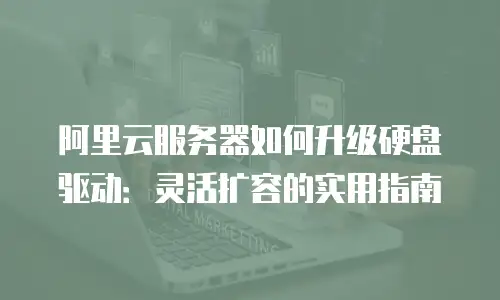 阿里云服务器如何升级硬盘驱动：灵活扩容的实用指南