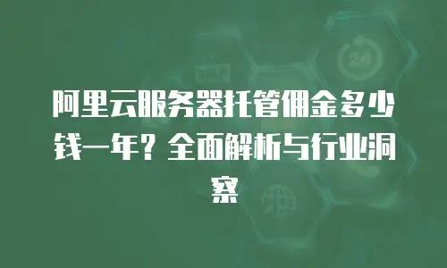 阿里云服务器托管佣金多少钱一年？全面解析与行业洞察