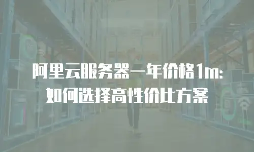 阿里云服务器一年价格1m：如何选择高性价比方案