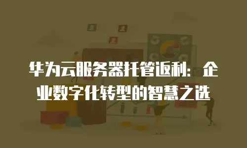 华为云服务器托管返利：企业数字化转型的智慧之选