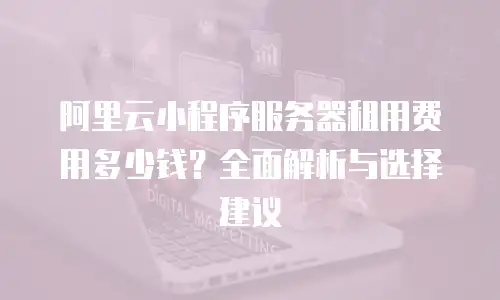 阿里云小程序服务器租用费用多少钱？全面解析与选择建议