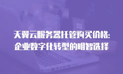 天翼云服务器托管购买价格：企业数字化转型的明智选择