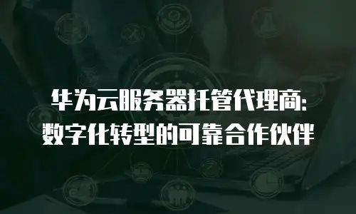 华为云服务器托管代理商：数字化转型的可靠合作伙伴