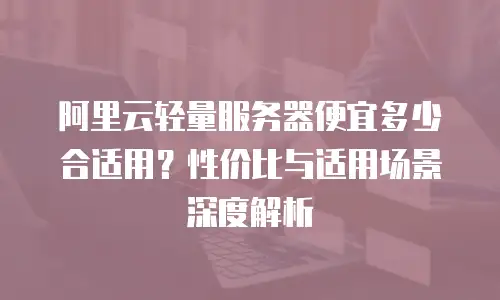 阿里云轻量服务器便宜多少合适用？性价比与适用场景深度解析