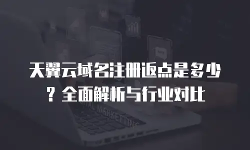 天翼云域名注册返点是多少？全面解析与行业对比