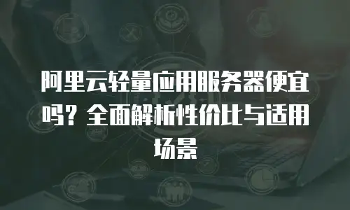 阿里云轻量应用服务器便宜吗？全面解析性价比与适用场景