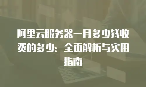阿里云服务器一月多少钱收费的多少：全面解析与实用指南