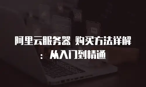 阿里云服务器 购买方法详解：从入门到精通
