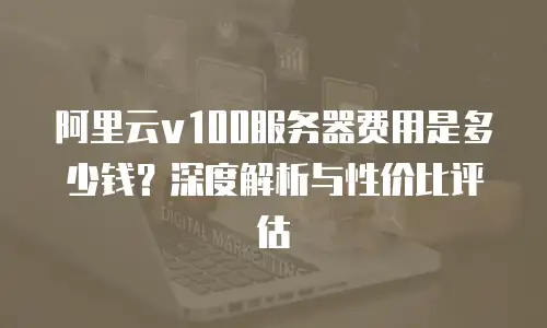 阿里云v100服务器费用是多少钱？深度解析与性价比评估