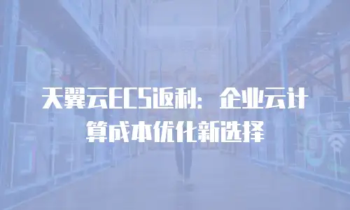 天翼云ECS返利：企业云计算成本优化新选择