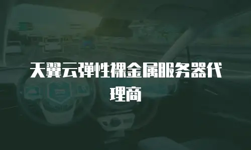 天翼云弹性裸金属服务器代理商