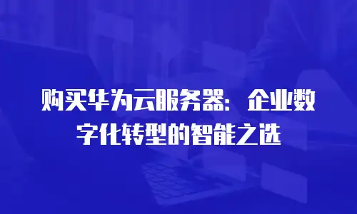 购买华为云服务器：企业数字化转型的智能之选