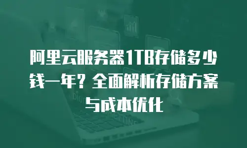阿里云服务器1TB存储多少钱一年？全面解析存储方案与成本优化