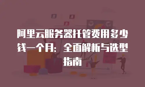 阿里云服务器托管费用多少钱一个月：全面解析与选型指南