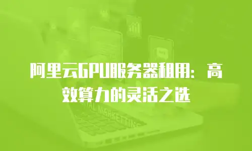 阿里云GPU服务器租用：高效算力的灵活之选